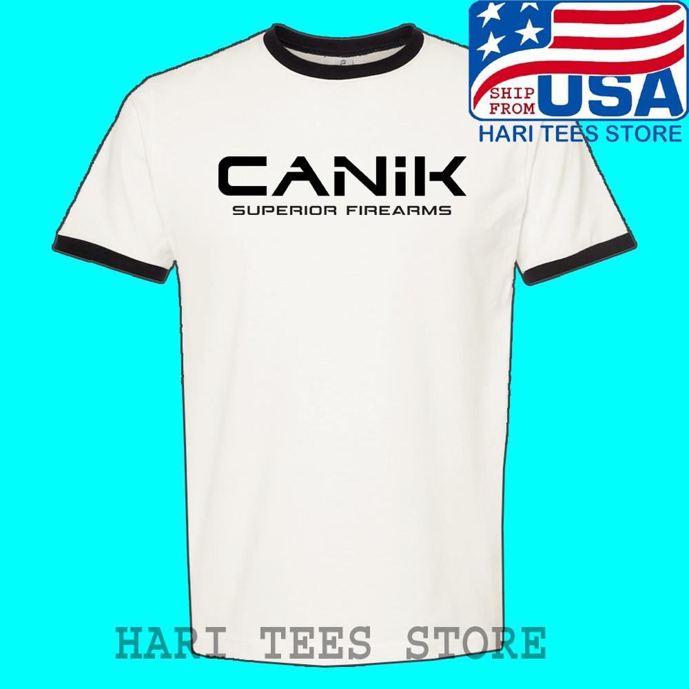 CANIK Superior Firearms  Ringer Black Size S to 3XL Unisex T-Shirt L