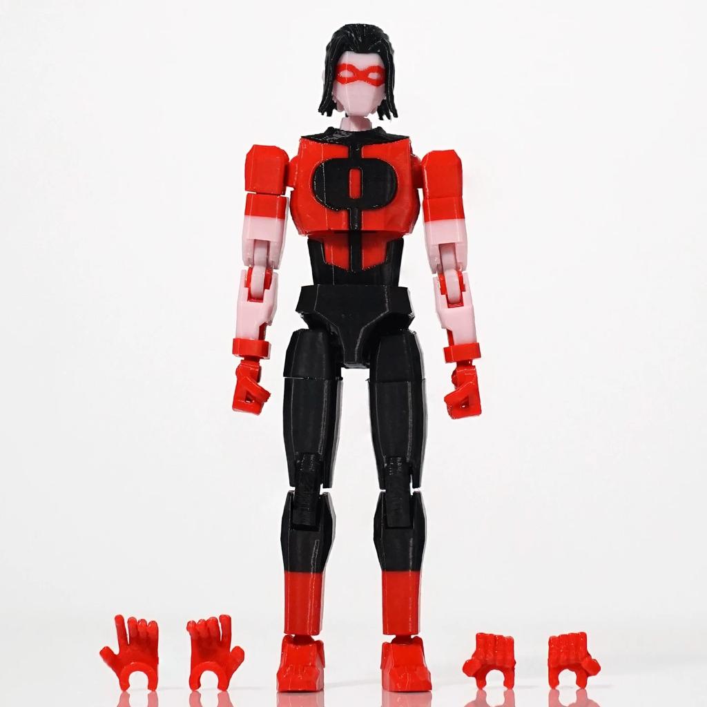 En Stock Nuevo Figuras de Acción Invincible Toys Impresas en 3D T13 Dummy 13 Superhéroes Juguetes Articulados Móviles Cambiaformas