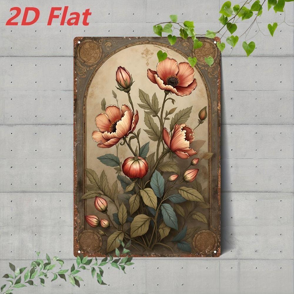 

Vintage Metal Sign Bee Wall Decor for Kitchen Bar Cafe