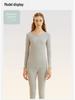Men's and Women's Lyocelle Velvet Thermal Underwear Set - Warm Autumn and Winter Suit