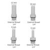1 Pc Plastic Hose Fitting 6mm 8mm 10mm 12mm Barbed Tail 1/4" BSP Male Thread Connector Joint Coupling Adapter Pipe Fittings