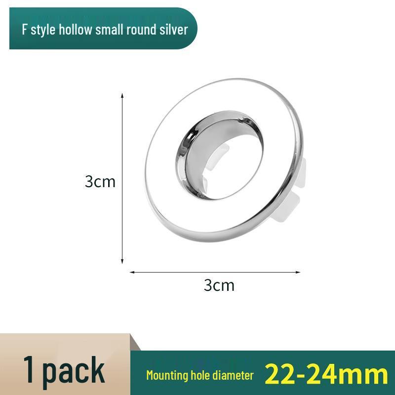 Universal Ceramic Overflow Hole Cover & Stopper for Bathroom/Kitchen Basins