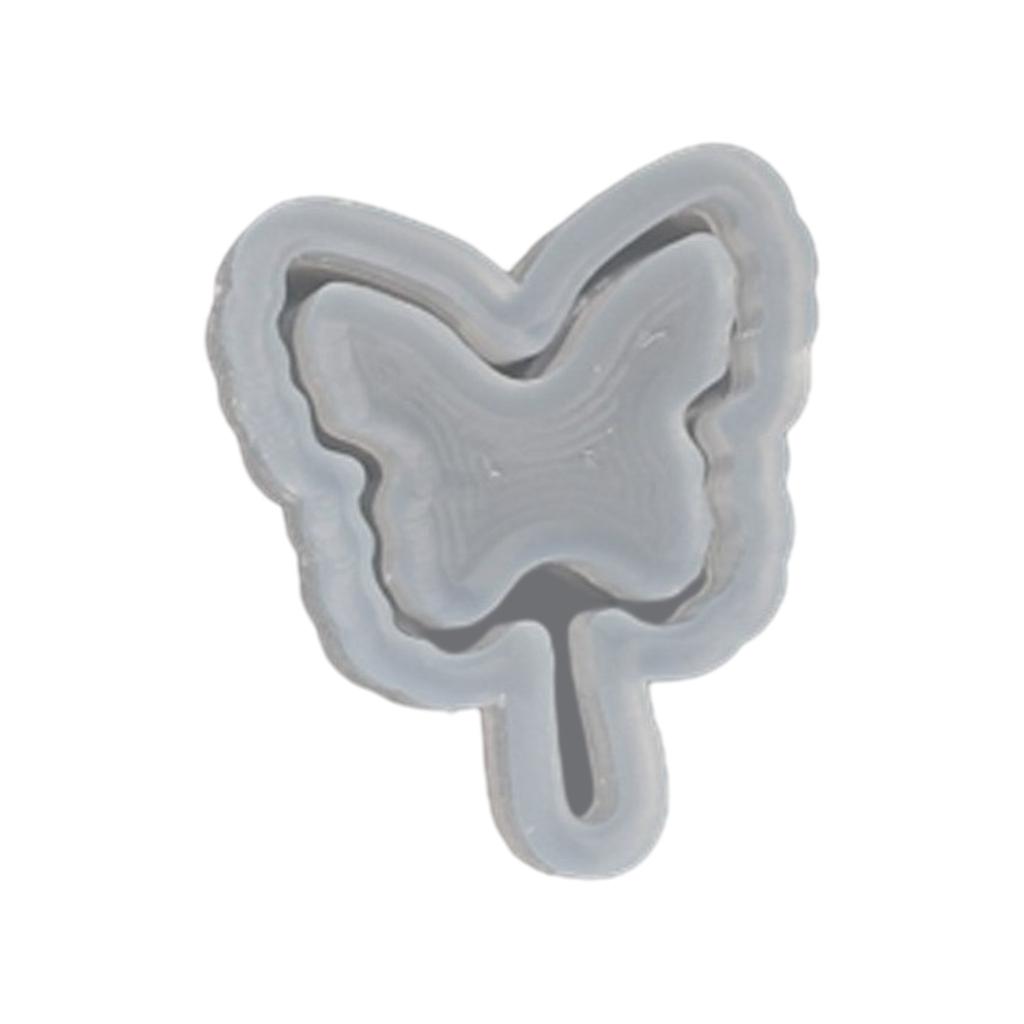 UV Resin Molds Fan Shaped Keychain Mould Vintage Fan Sand Moulds DIY Crafts Mold Silicone Material for DIY Hand-Making