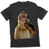 Divertente Scimmia Pensierosa Meme GRAFICA CARINA T-Shirt Unisex
