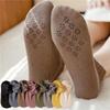 Women’s Non-Slip Lace Trim Thick Floor Socks for Autumn/Winter