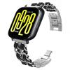 22mm Metal Cowboy Chain Strap For Redmi Watch 5 Active / 5 Lite Gorgeous Bracelet Watchband For Xiaomi Watch 5 S5-S4-S3-S2-S1 Belt