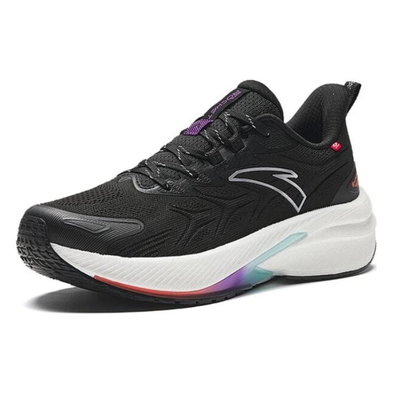 Anta Rocket 5.0 Cushioning Slip Resistant Low top Nitrogen Technology Training Running Shoes Women's Black Sneakers 122345523-7