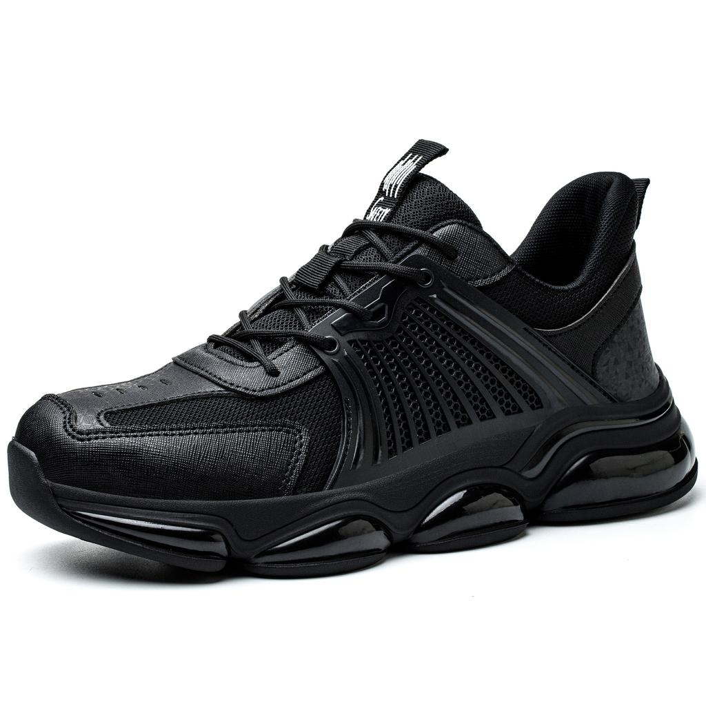 Men's Labor Insurance Shoes, Anti-smash and Stab-proof Steel Baotou Work Shoes, Breathable and Comfortable Four-season Safety Shoes
