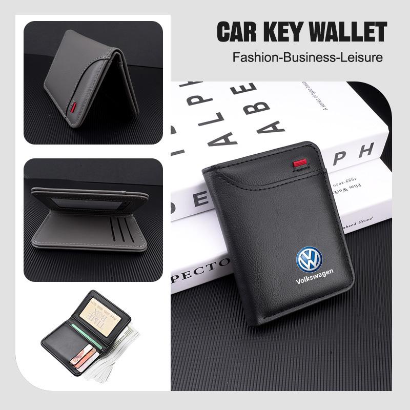 Car Credit Card Purse Portable Driver's License Wallet For Volkswagen VW Jetta Golf GTI MK2 GTI Golf Caddy Passat b6 Tiguan Polo Dd0