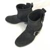 MAYURA Suede Leather Goodyear Short Engineer Boots Black 37 / 23.0-23.5