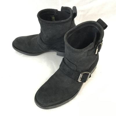 MAYURA Suede Leather Goodyear Short Engineer Boots Black 37 / 23.0-23.5(USED)