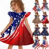 Girls' Summer Princess Dress - A-Line Casual Print Dress