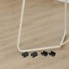 8Pcs Chair Leg Floor Protectors U Shaped Plastic Covers Chair Foot Caps Anti Slip Furniture Pads for Hardwood Tile Floors 25Mm