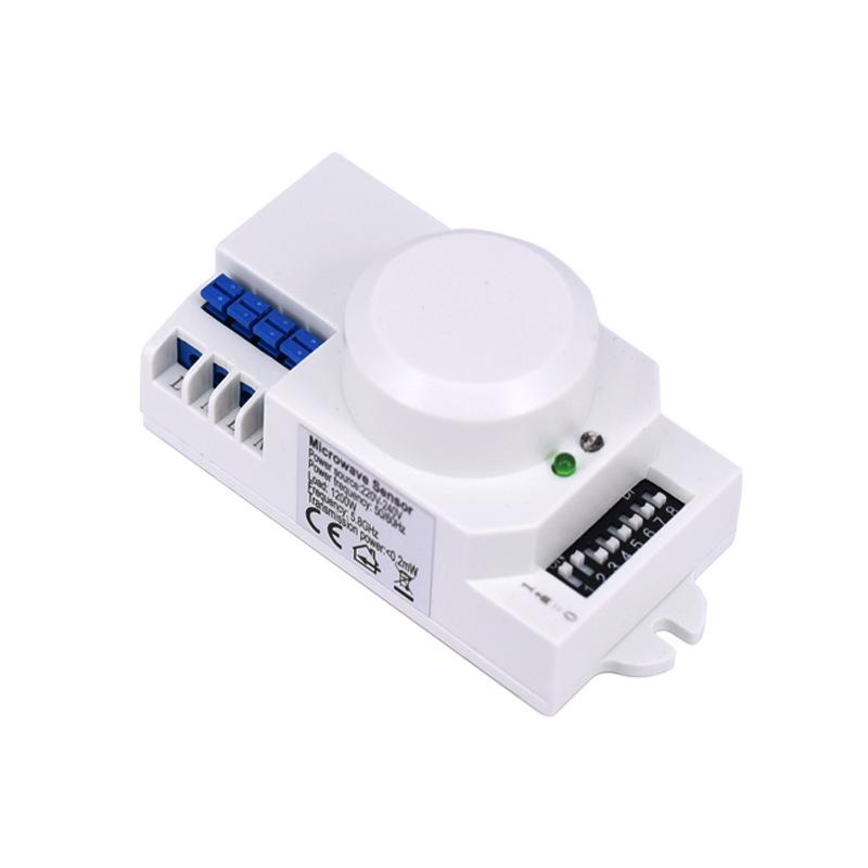 

5.8G Microwave Radar Motion Sensor Switch with Adjustable Light Control Delay for Home and Hotel Corridors