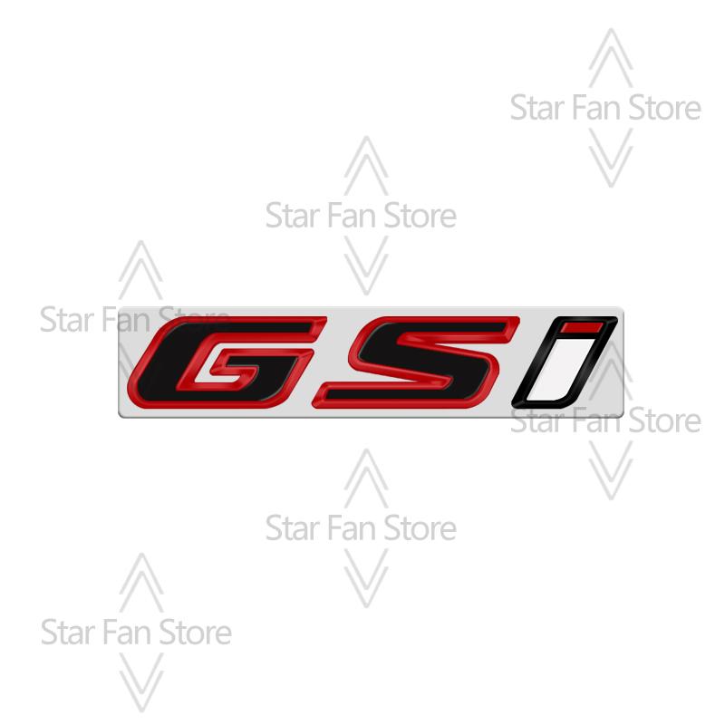 Metal GSI Badge 3D Stickers Car Trunk Body Emblem Decal Styling For Opel Adam Meriva Insignia Mokka Zafira Junior Vauxhall VXR