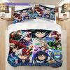 Anime My Hero Academia Tematická Potiskovaná Sada Povlaků na Peřinu & Povlaků na Polštář pro Každodenní Použití Dárek pro Fanoušky-kwq348