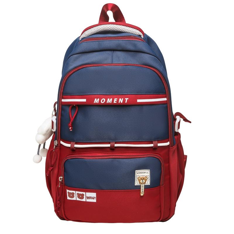 Grundschul-Schulranzen Studenten-Rucksack Große Kapazität Farbkontrast-Rucksack