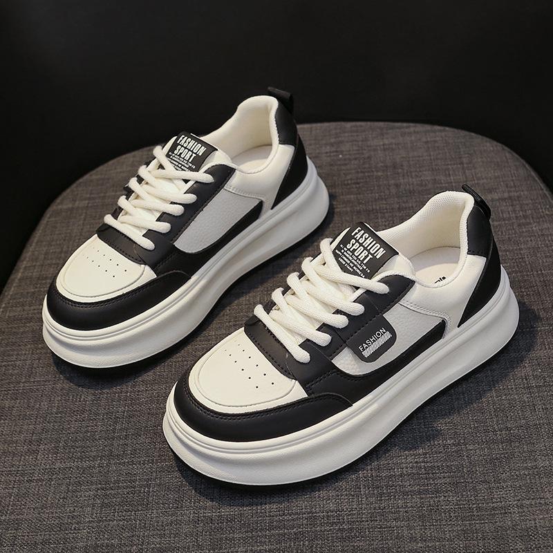Xiaobai women's shoes women's spring new versatile casual board shoes spring breathable thick-soled shoes