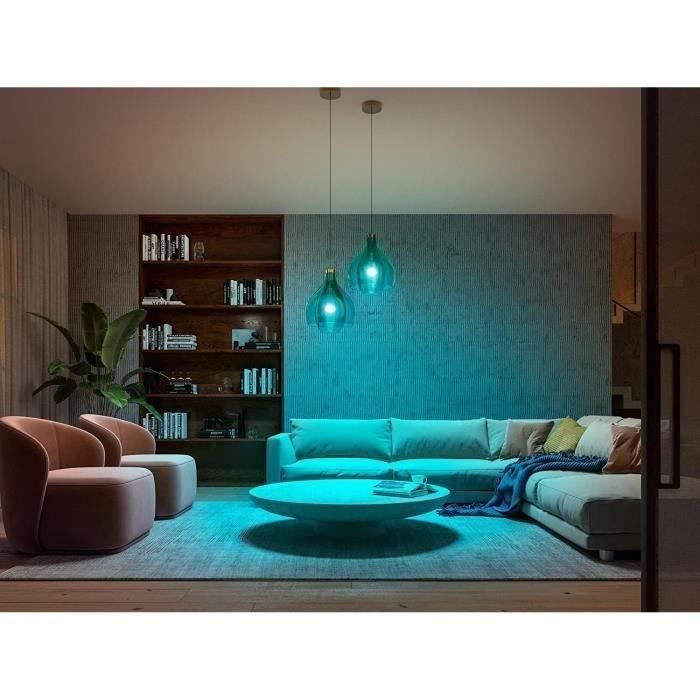 Ampoules connectées Philips Hue pack de 2 ampoules White &amp; Color Ambiance standard E27 75W