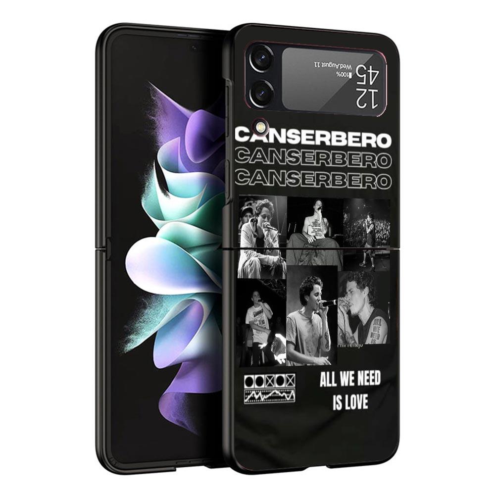 Residente C-Canserbero Case For Samsung Galaxy Z Flip 7 6 5 4 3 z Flip7 Flip6 Flip5 Flip4 5G Phone Cover Flip3 Folding Coque