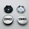 4 pièces 3D 60mm Cache-moyeu de roue de voiture avec logo EMBLEME Autocollant Jante Cache-moyeu Style de voiture Accessoires automobiles pour DACIA Spring Duster