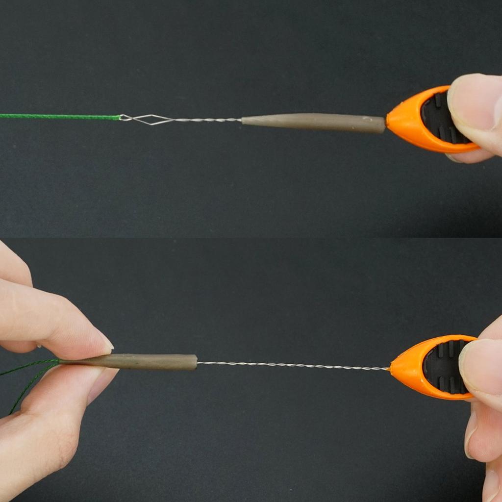 Carp Fishing Baiting Rigging Needle Driller Knot Puller Line Boilie Stop Easy Splice Needle Leader Line Knot Puller Tool