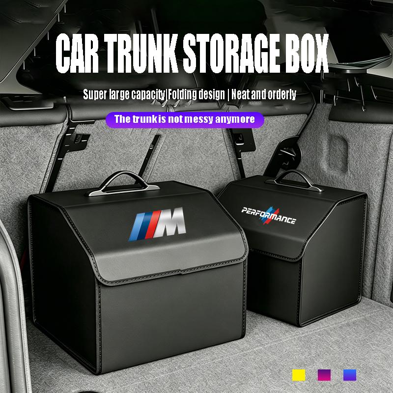 Car Interior Color Blocked Large Capacity Trunk Storage Box Valve Cap For BMW X1 X2 X3 X5 X4 X6 X7 iX3 F20 F10 F07 E70 E46 E90 E jvsh88