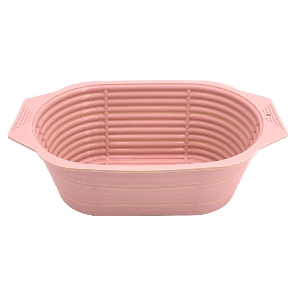 1Pc Collapsible Silicone Bread Fermentation Basket Non-stick Bread Proofing Baskets for Sourdough Baking for Various for Bread