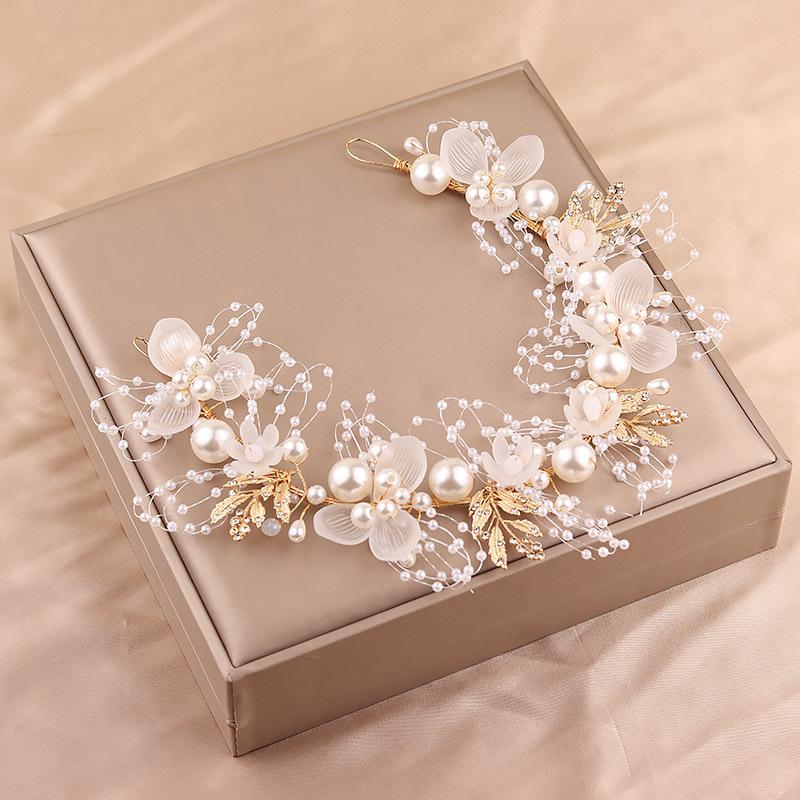 

Женские аксессуары Элегантный жемчужный венок Головные уборы Изысканные подружки невесты Свадебные платья Фотография Головные уборы Аксессуары Подарки белый