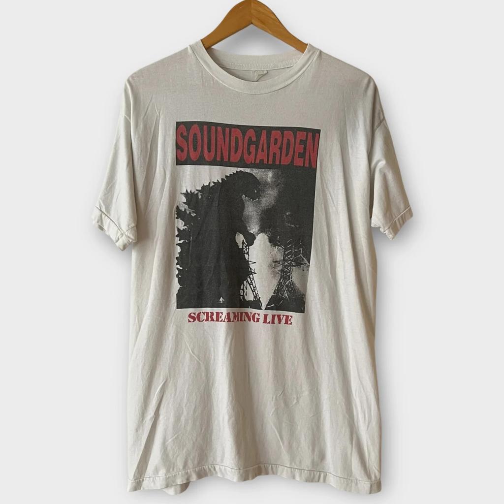 1988 Soundgarden Screaming Live Vintage Band Promo Tee Shirt All Size S-5XL