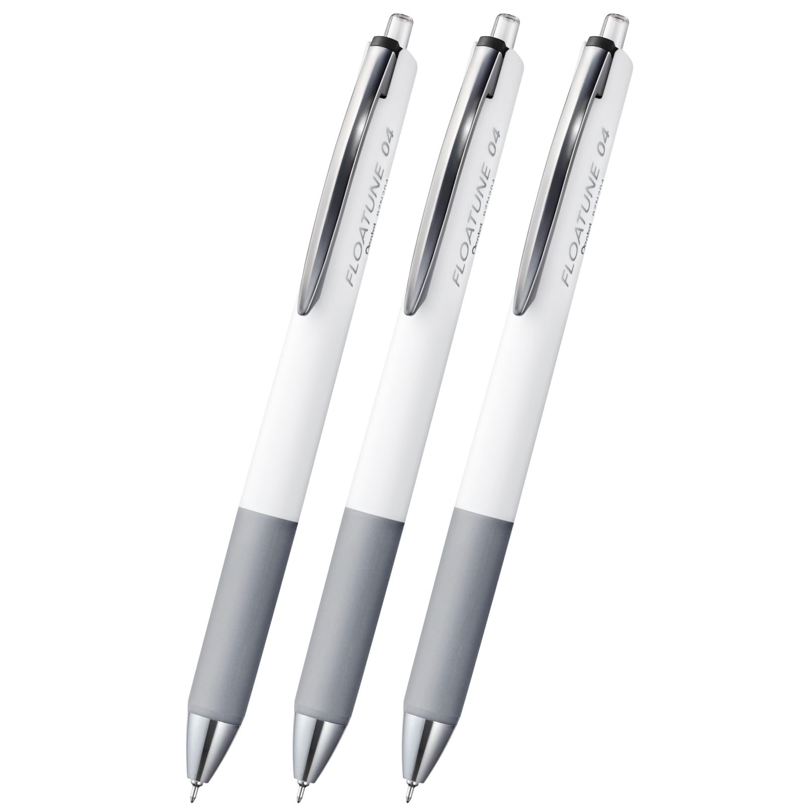 Pentel Flow Tune Ballpoint 3 BZN204A3AMZ Oil-Based Pen, 0.4mm, Black, Pens,
