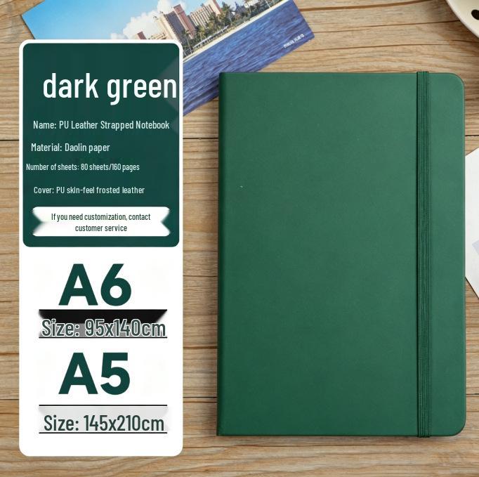 Custom A5/B6 Bullet Journal with High-Quality Design, Logo Printing Option