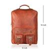 Leather Backpack Bag Rucksack Messenger Laptop Satchel Genuine Vintage Suitcase