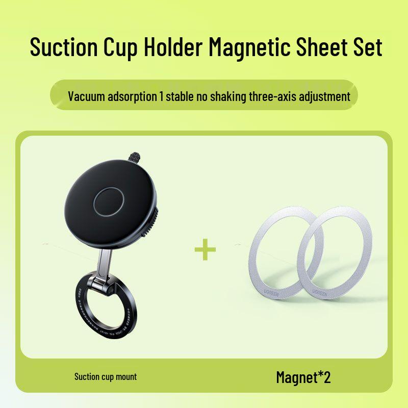 UGREEN Magnetic Car Phone Mount with Suction Cup
