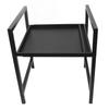 Microwave Oven Rack Carbon Steel Expandable Microwave Stand Countertop Utensils Shelf for Home Kitchen Single Layer