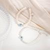 Aquamarine Shijia Pearl Freshwater Pearl Bracelet Women's Light Luxury Niche Ins Wind Bracelet Women