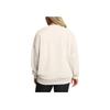 Under Armour Icon Heavyweight Terry Buchstabenprint Bequemer gerippter Rundhals-Pullover Amerikanisches Sweatshirt Damen Sweatshirt Peak-White 1386493-110