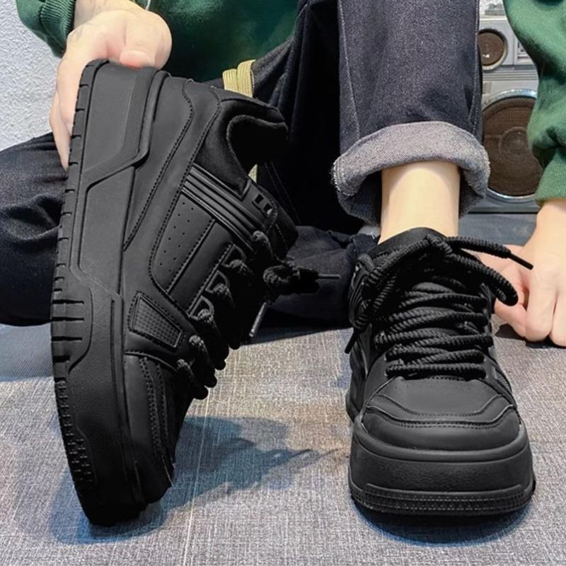 Fashion Men's Shoes Trend Versatile Casual Sneakers Low-top Thick-soled Bread Tide Shoes Men Comfort Light Board Shoes Zapatillas Hombre