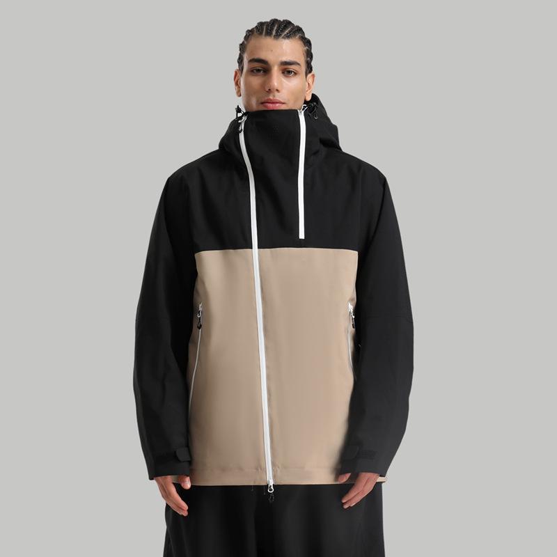 Men's and Women's Ski Jacket Snowboard Coat Waterproof Winter Baggy Snow Jackets with Hood Windproof Warm Insulation Outdoor Sports Skiing Jackets