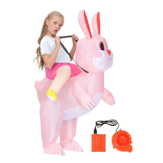 

Кролик, надувний костюм, напівтіло, герметичний реалістичний яскравий косплей-комбінезон із зайчиком із мультфільмом для пасхальної вечірки M