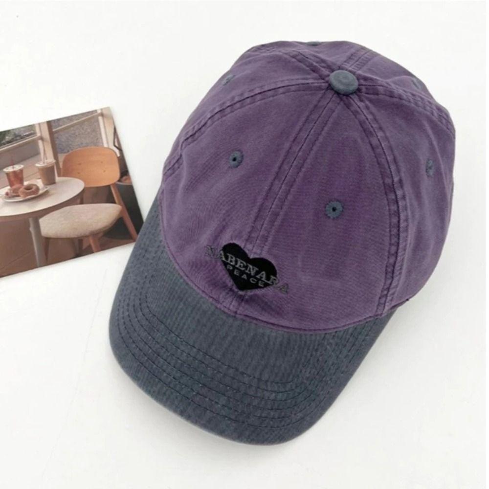 Large Size Love Embroidered Baseball Caps UV Protection Trucker Caps Retro Trucker Cap  Casual Wear