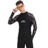 SBART Men's Quick-Dry Sun Protection Two-Piece Surfing & Diving Wetsuit Top