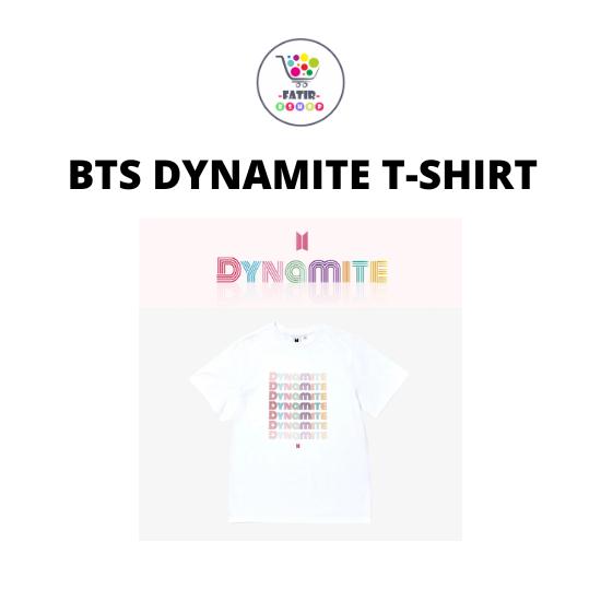

BTS DYNAMITE Официальный мерч ФУТБОЛКА БЕЛАЯ