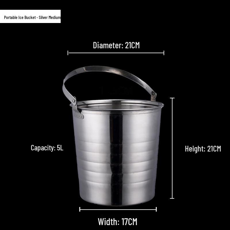 Stainless Steel Tiger Head Ice Bucket for Champagne, Beer, and Wine – Ideal for Bars and KTV.