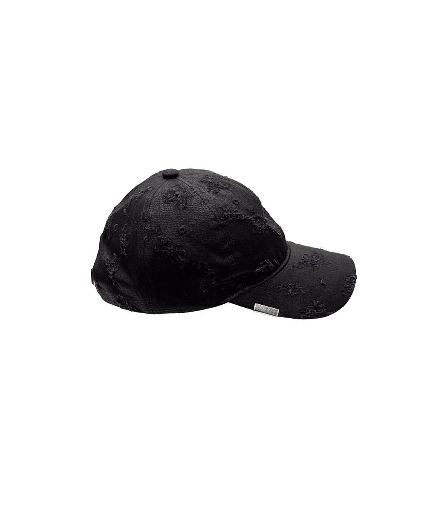 Jenteuluiseu Coated Denim Cap_Black