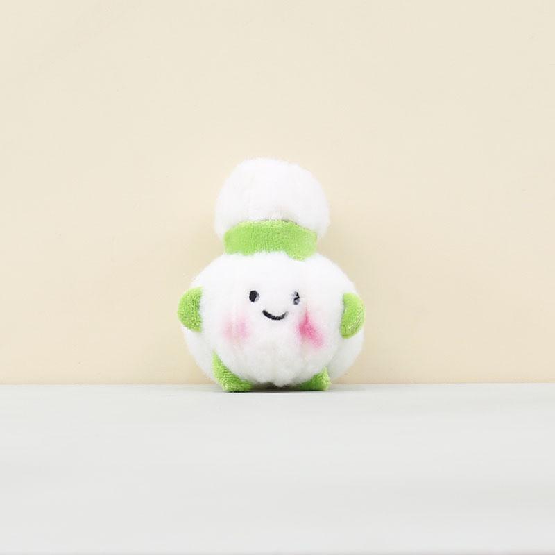 Garlic Cute Plush Keychain Plushie Toy With Pp Cotton Filling For Bag Decor