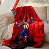 1pc Football Star Messi Blanket, Home Printed Throw Blanket - Soft Blanket Gift for Family, Washable Sofa Bed Blanket