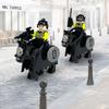 City Series Patrol Police Mounted Police Minifigures Building Blocks Toys