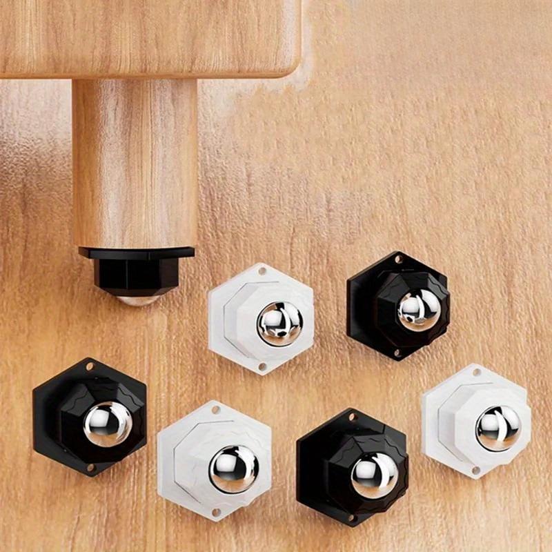 

6Pcs Self-Adhesive 360° Swivel Furniture Caster Wheels, Heavy Duty Smooth Rolling for Easy Moving United States