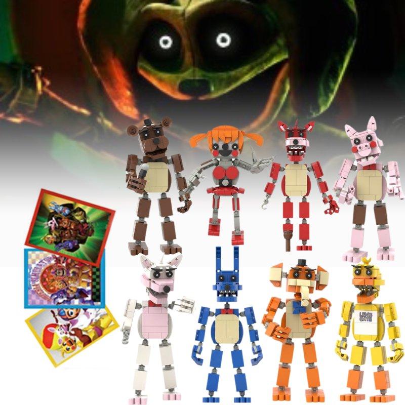 Character Poppy Playtime Assemble Building Block Toys Gift Tabletop Decoration